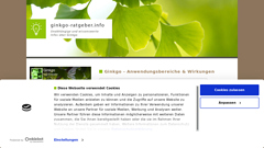 Ginkgo gegen Tinnitus, Hörsturz, Potenzstörungen