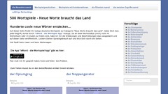 500 Wortspiele - Neue Worte braucht das Land